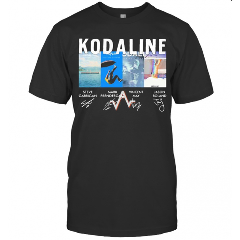 Kodaline Band Members Signatures T-Shirt